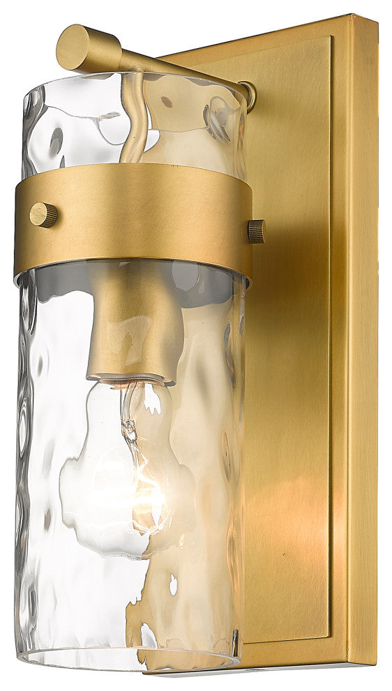 Zlite 3035-1V-RB 1-Light Vanity, Clear