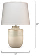 Lagoon Ceramic Table Lamp with Linen Shade