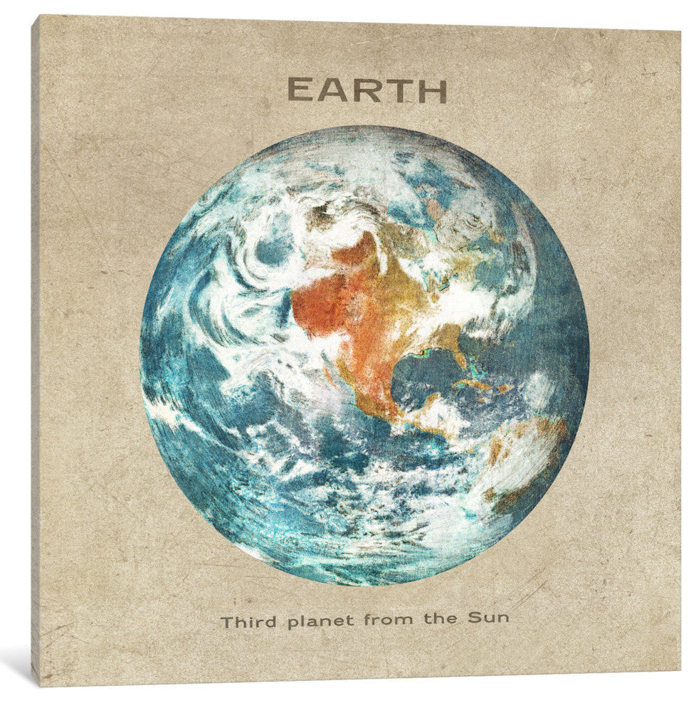 "Earth" by Terry Fan, 37x37x1.5