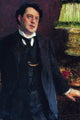 Ilia Efimovich Repin Portrait of Lawyer Oskar Osipovich Grusenberg Canvas Wrap