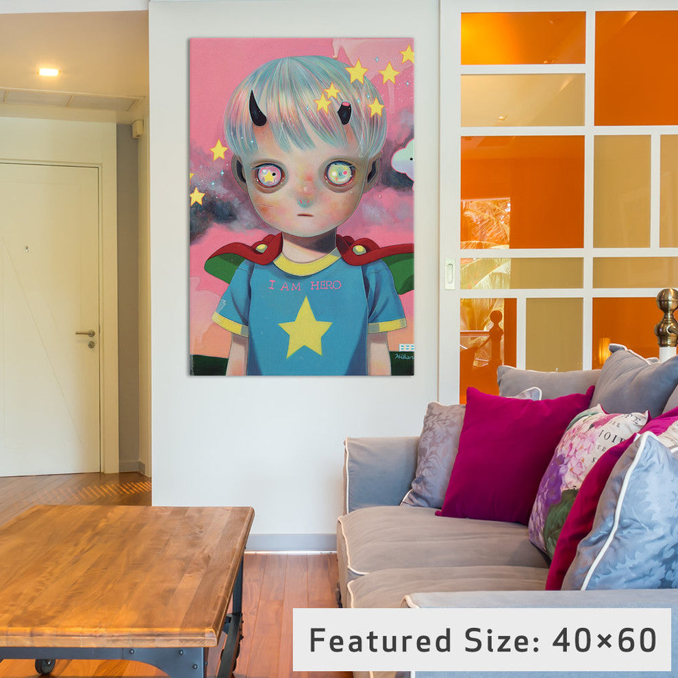 "Children of this Planet Series: #29" by Hikari Shimoda, 40x26x1.5"