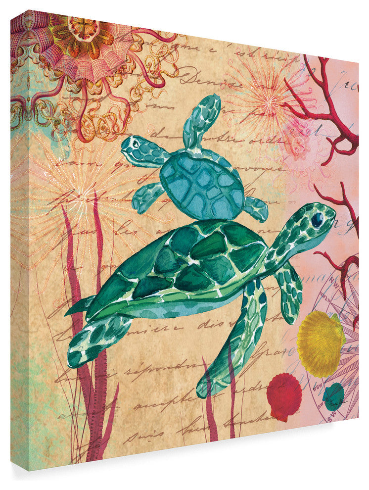 Farida Zaman ''Tropical Underwater IV'' Canvas Art, 14"x14"