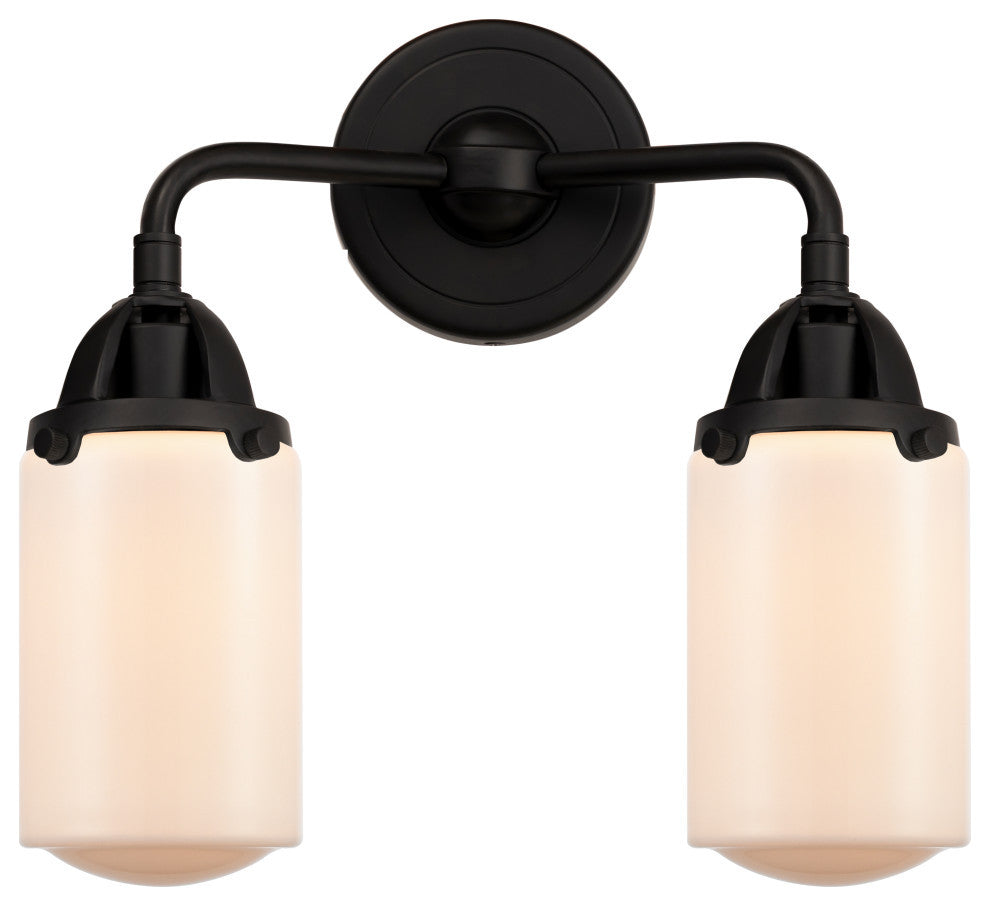 288-2W-BK-G311 Dover 2 Light 12.5" Bath Vanity Light, Matte Black