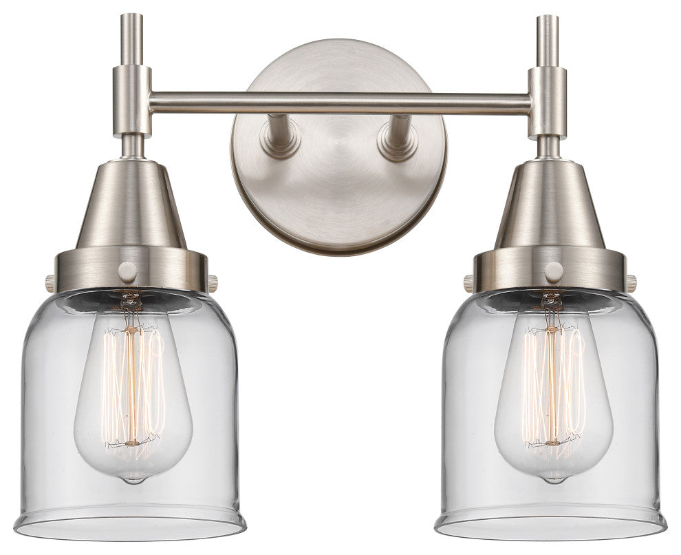 INNOVATIONS LIGHTING 447-2W-SN-G52-LED Caden 2 Light 17 inch Bath Vanity Light