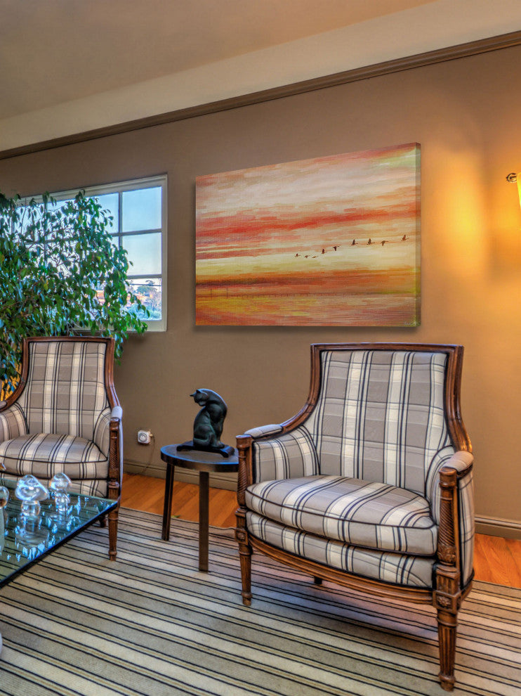 "Flying South" Fine Art Canvas Print, 60"x40"