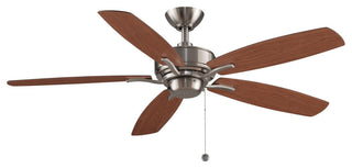 Fanimation Aire Deluxe FP6284BN Ceiling Fan, Nickel, 52"