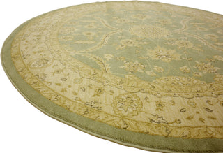 Unique Loom Light Green Edinburgh Tansy 6'x6' Round Rug