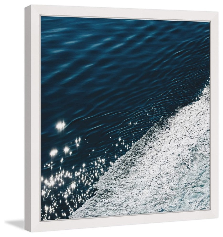"Midnight Blue Velvet" Framed Print by Ingrid Beddoes