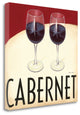 "Vin Moderne IV" By Marco Fabiano, Giclee Print on Gallery Wrap Canvas