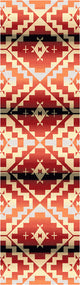 Life Path Rug, Fire, 2''1"x7''8"