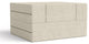 Jaxx Zipline Convertible Sleeper Chair & Ottoman / Twin-Size Bed, Ivory