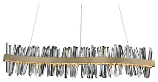 Glacier 60" LED Wave Island