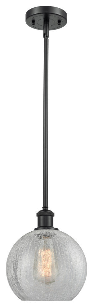 Innovations Lighting 516-1S-BK-G125-8 Athens 1 Light 8" Mini Pendant