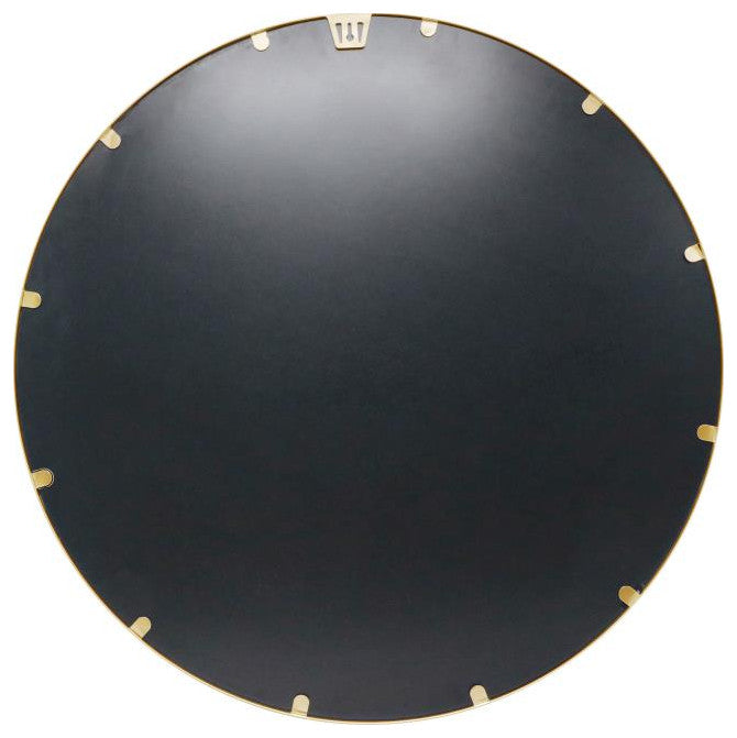 Gold 30" Round Wall Mirror