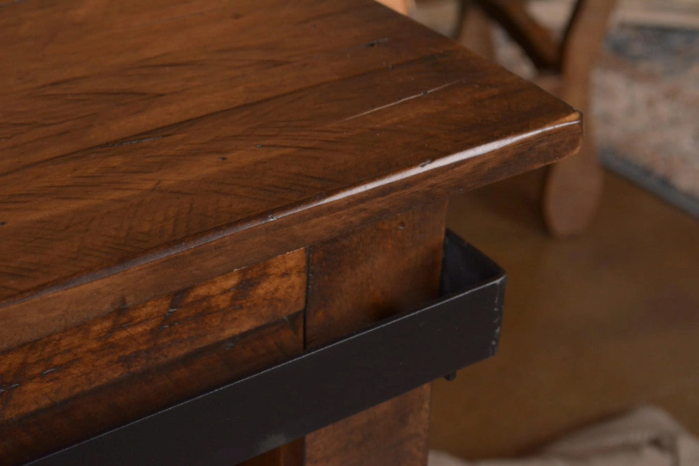 Westgate 60" sliding Barn Door Tv Stand, Dark Brown