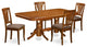 Naav5-Sbr-C, 5-Piece Dining Room Set Dining Table and 4 Kitchen Dining Chairs