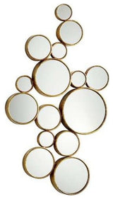Cyan Design Bubbles Mirror, Gold