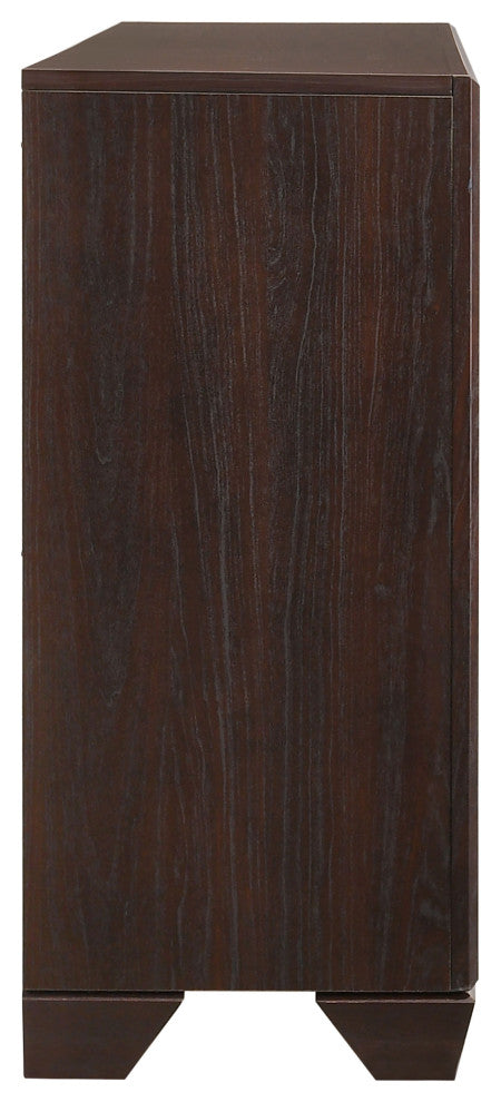 Kauffman 6-drawer Dresser Dark Cocoa