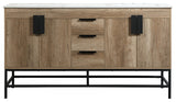 Home Living 22" Modern Natural Oak-Light Bathroom Vanity