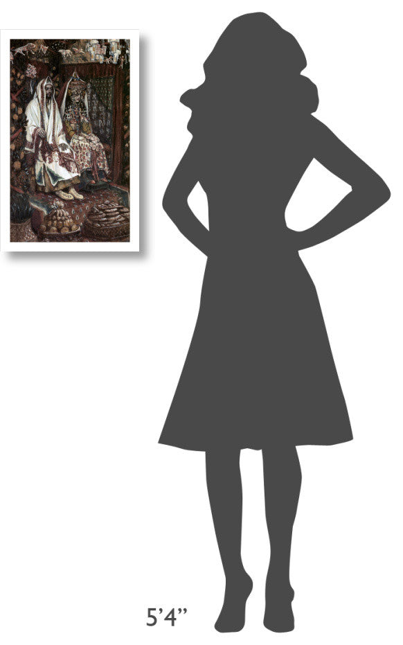 "Betrothed of Cana In Galilee" Digital Paper Print by James Tissot, 15"x24"