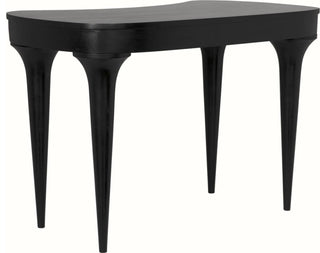 Rennie Collection Mahogany Desk, Hand-Rubbed Black