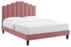 Elise Twin Performance Velvet Platform Bed-Dusty Rose