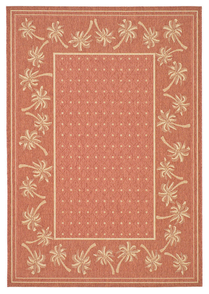 Safavieh Courtyard cy5148a Rust, Sand Area Rug