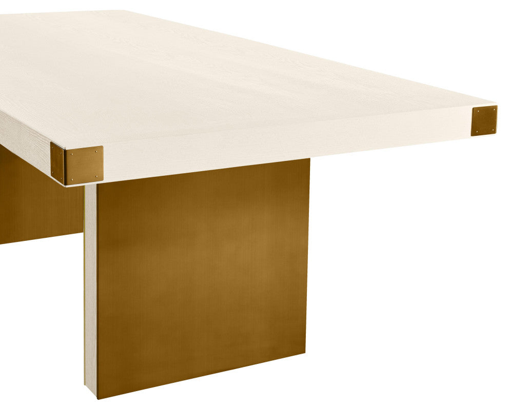 Selena Cream Ash Dining Table