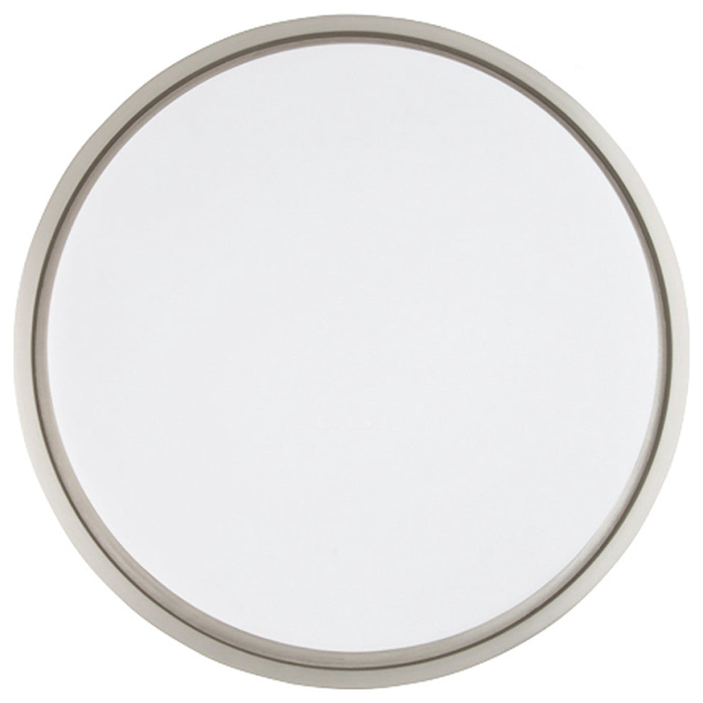 Lithium LED Round Flush Mount 5-CCT, Brushed Nickel, 15", Without Backup Battery