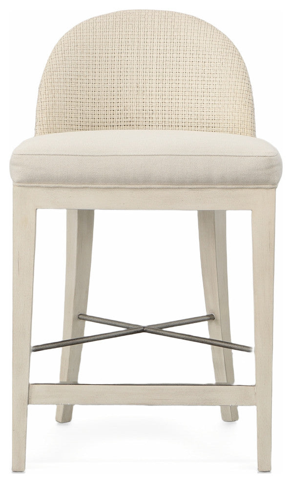 Tybee Counter Stool, Peninsula/Flax