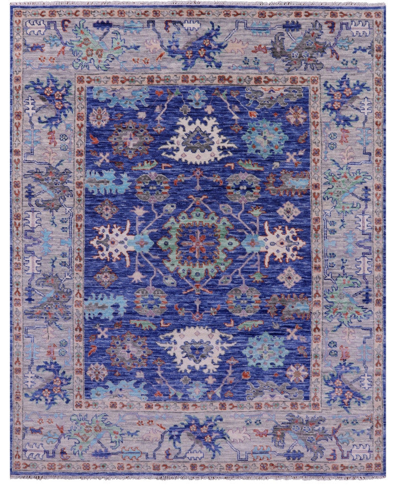 8' 2" X 10' 2" Turkish Oushak Hand Knotted Rug - Q15664