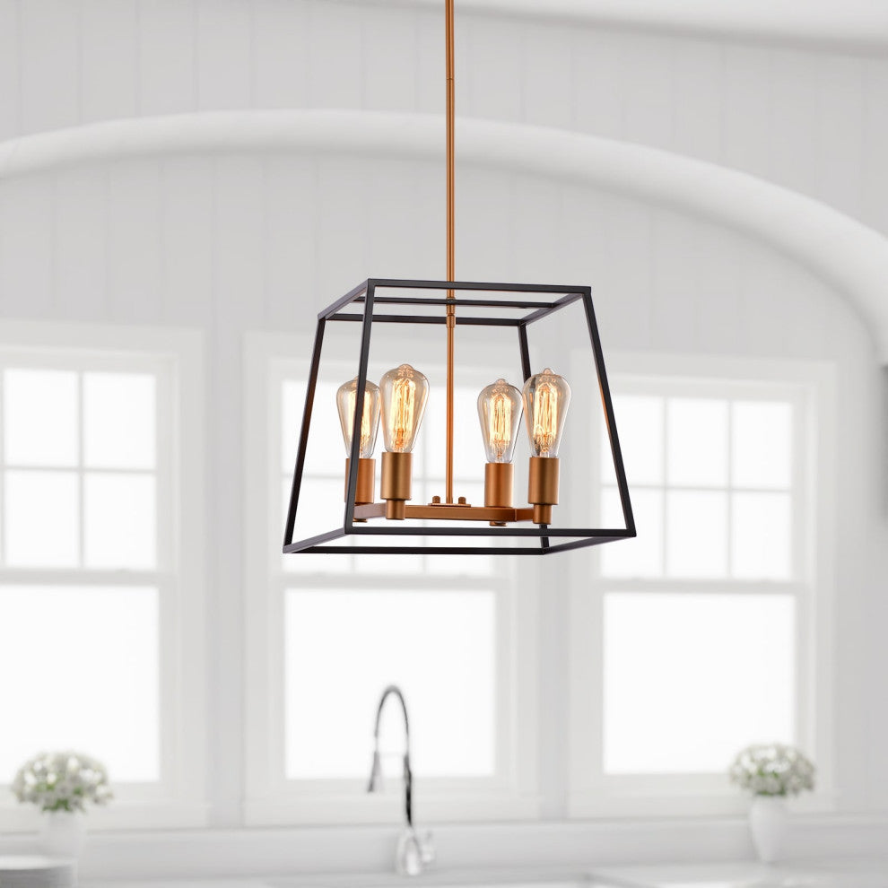 Lazzur Aisne 4 Light 15" Matte Oil Rubbed Bronze Pendant