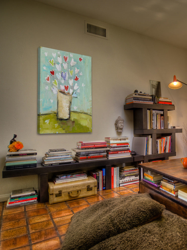 "Simple Bouquet" Painting Print on Canvas by Tori Campisi