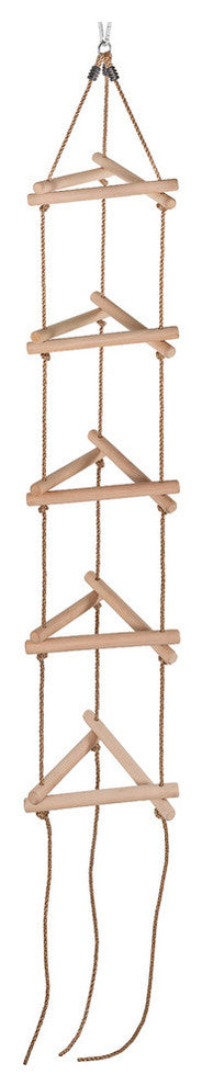 Swingan 5 Steps Triangle Climbing Rope Ladder, Fully Assembled