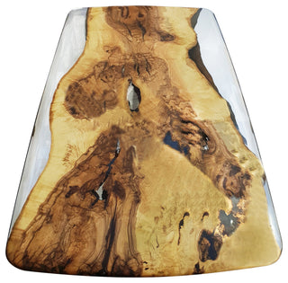 Rustic Ash Wood Dining Table, 8-10 Seater