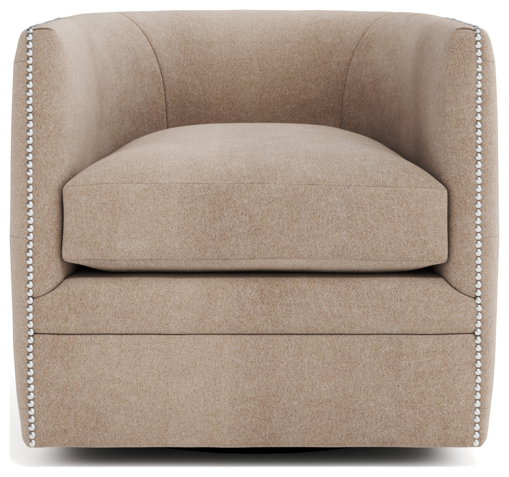 Bernhardt Palazzo Fabric Swivel Chair