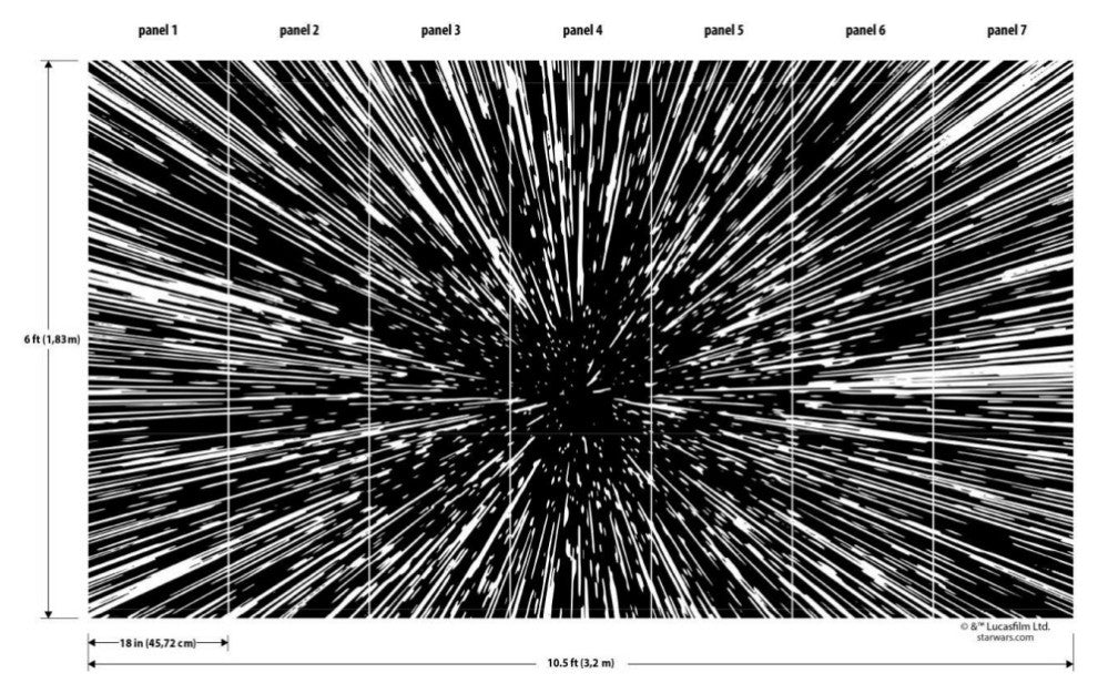Hyper Space Peel And Stick Mural