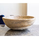 Valencia Travertine Natural Stone Oval Vessel Sink (W)16" (L)21" (H)6"