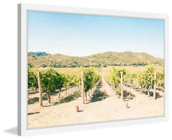 "Vineyard" Framed Painting Print, 30"x20"