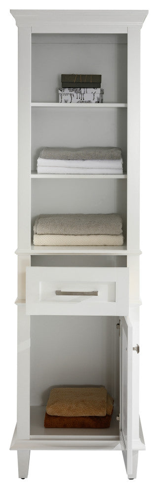 WLF2221 Linen Cabinet, White