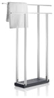 Menoto Towel Stand, Double, Polished