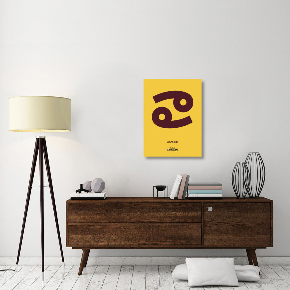 "Cancer Zodiac Sign Brown" Fine Art Print