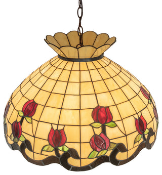 23 Wide Roseborder Pendant