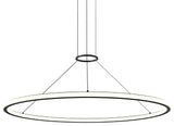 Sonneman 2234-50-27 Luna 50"W LED Ring Chandelier - 2700K - Satin Black