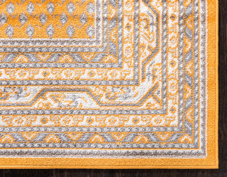 Unique Loom Orange Allover Williamsburg 4'x6' Area Rug