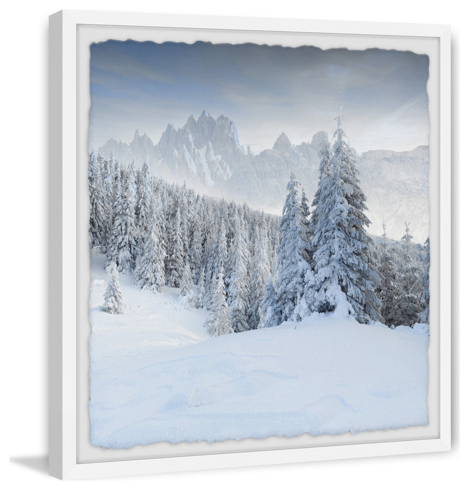 "Twilight Woods" Framed Painting Print, 32x32