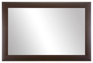 Shelby Espresso Framed Wall Mirror, 20"x24"