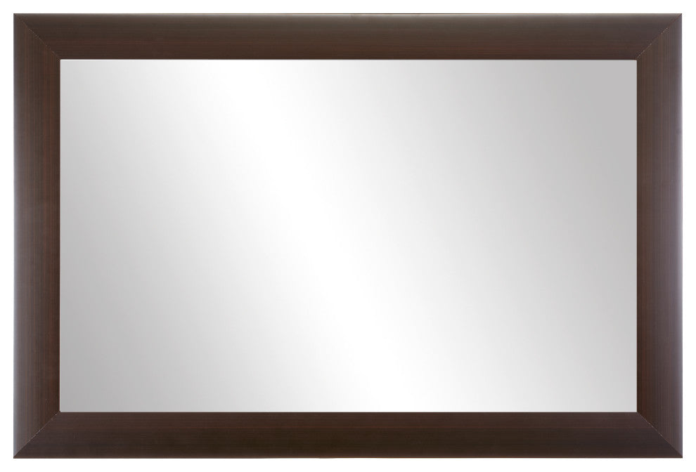 Shelby Espresso Framed Wall Mirror, 20"x24"