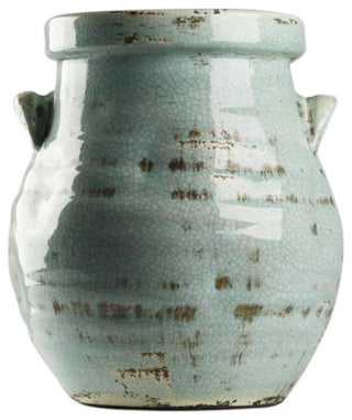 Blue Traditional Pottery Jar Decor