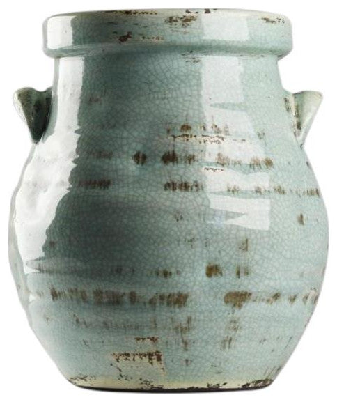 Blue Traditional Pottery Jar Decor